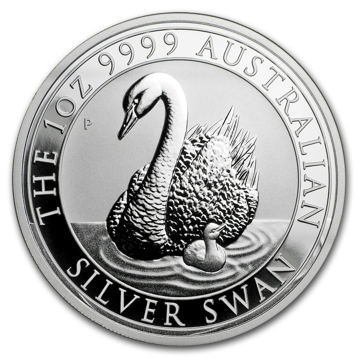 2018 Australia 1 oz Silver Swan MS-70 NGC (ER)