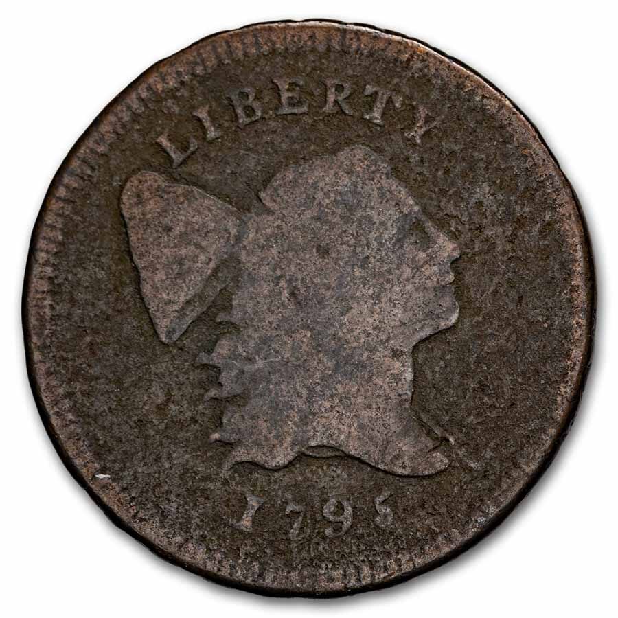 1795 Half Cent Lettered Edge w/Pole VG
