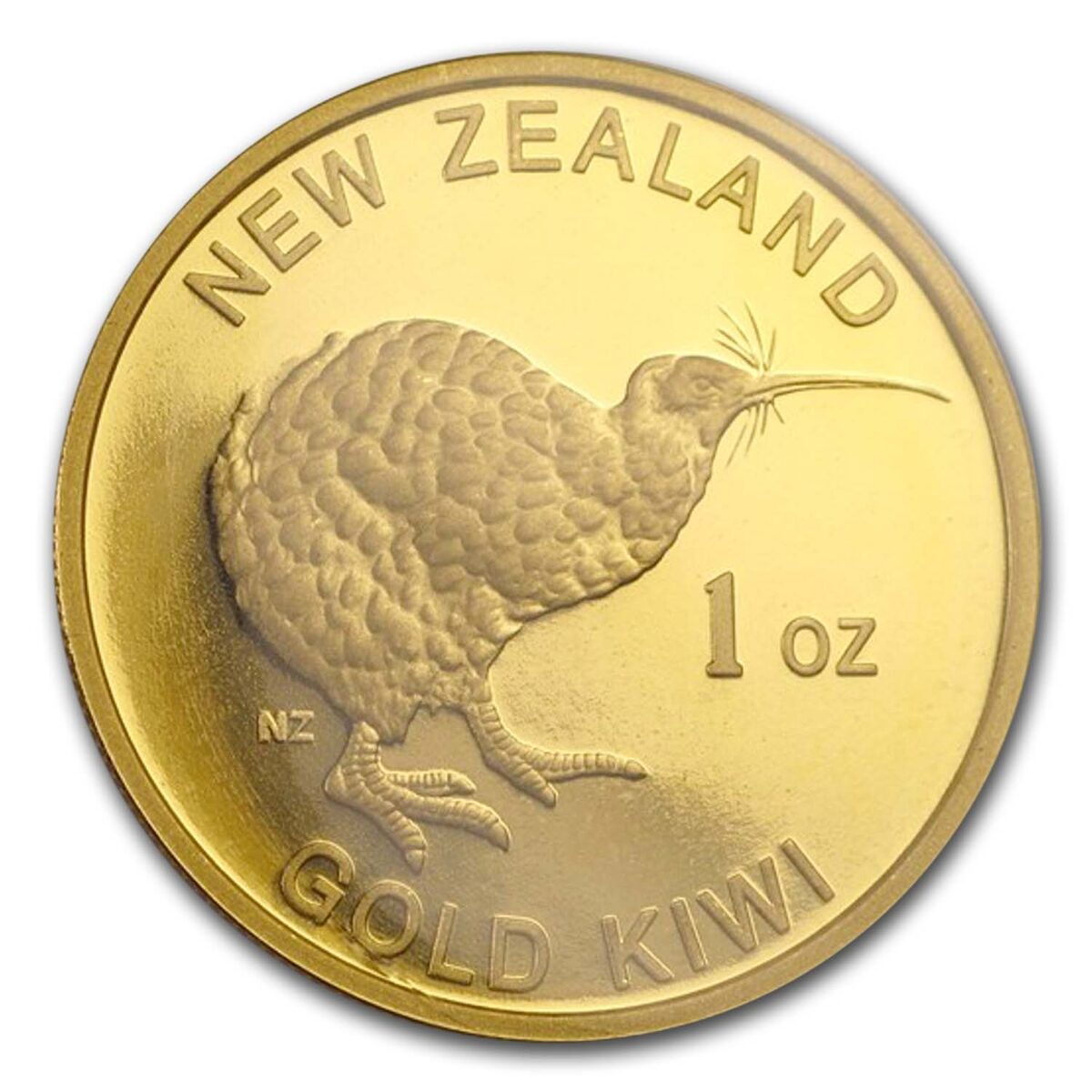 New Zealand 1 oz Gold Kiwi .9999 (No Assay)