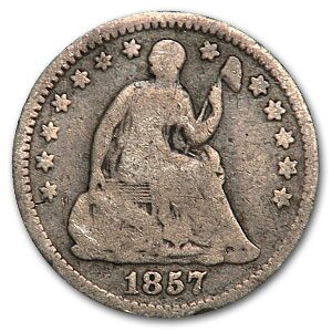 1857 Liberty Seated Half Dime Good