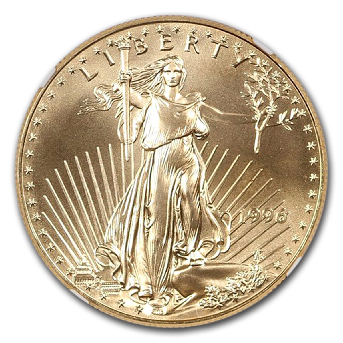 1996 1 oz American Gold Eagle MS-70 NGC