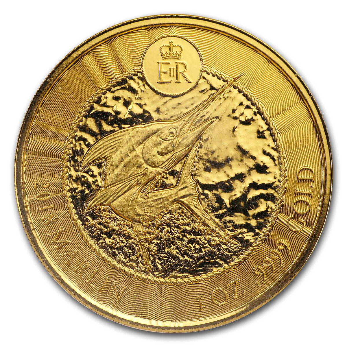2018 Cayman Islands 1 oz Gold Marlin BU
