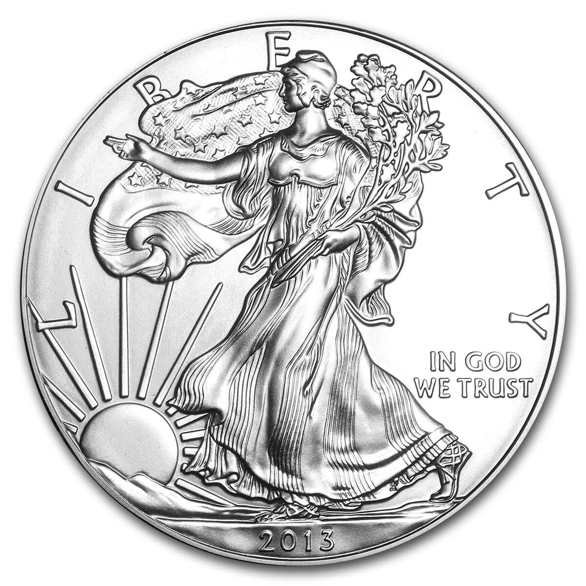 2013 1 oz American Silver Eagle (MintDirect® Single)