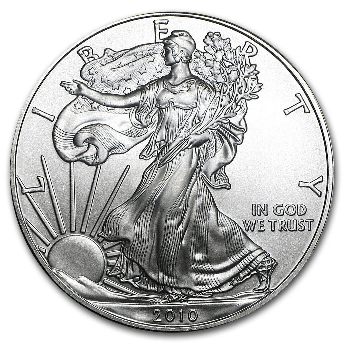 2010 1 oz American Silver Eagle (MintDirect® Single)