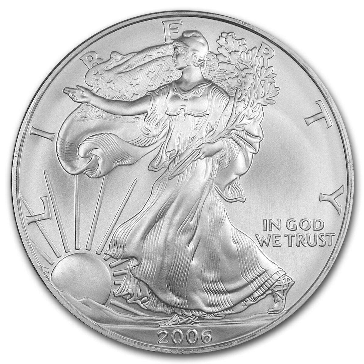 2006 1 oz American Silver Eagle (MintDirect® Single)