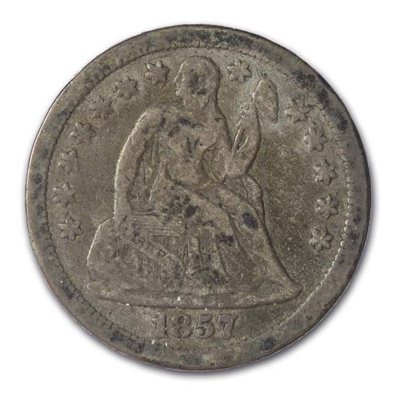 1857-O Liberty Seated Dime VG