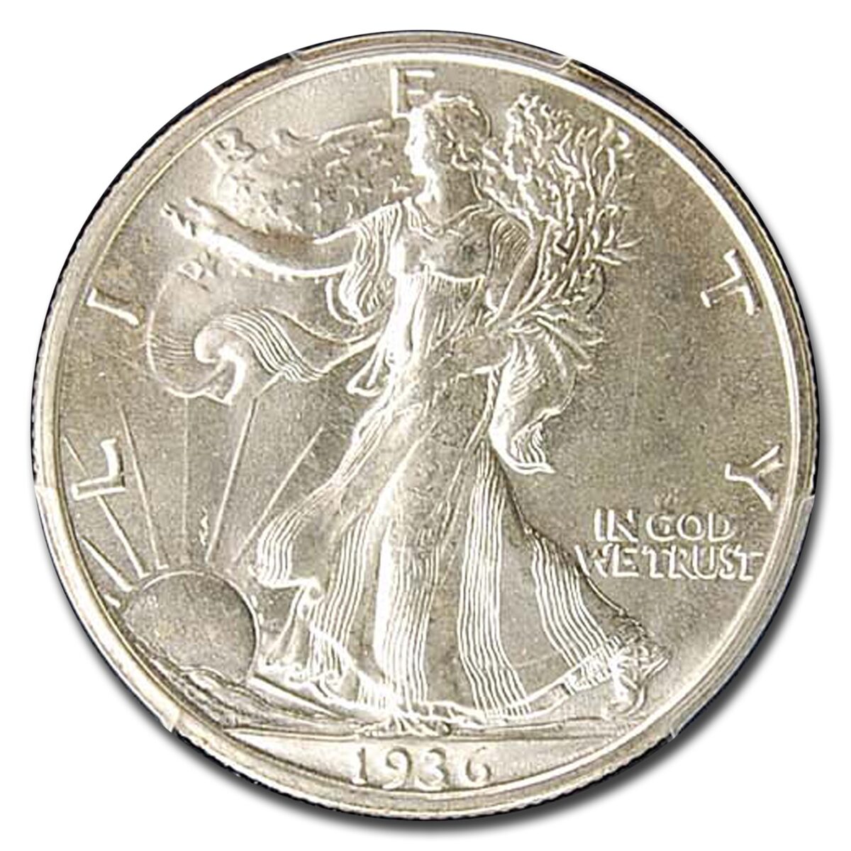 1936-S Walking Liberty Half Dollar MS-65 PCGS