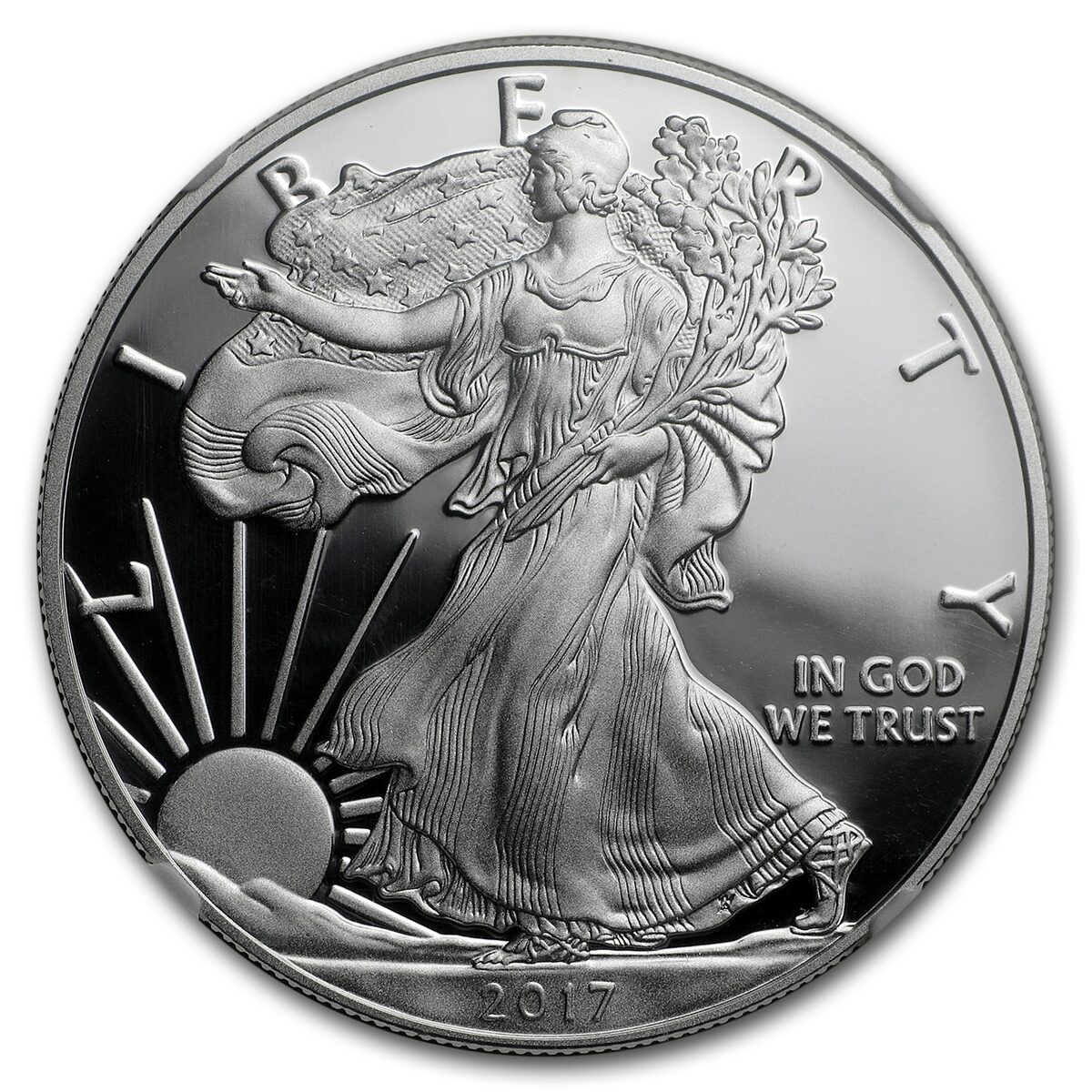 2017-W Proof American Silver Eagle PF-70 NGC (Moy)