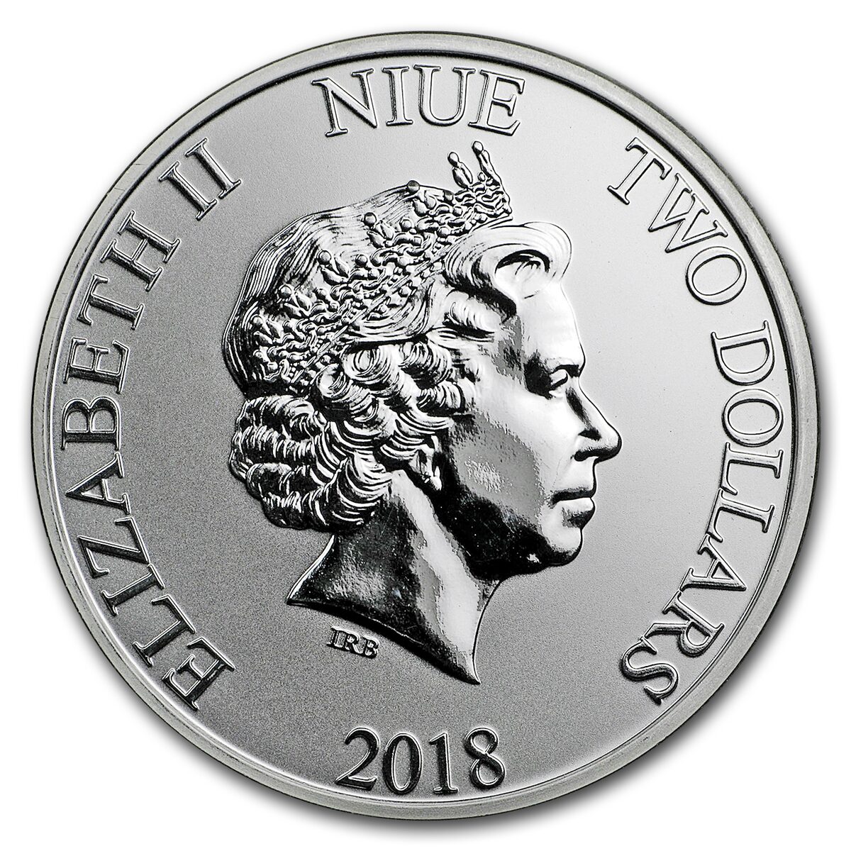 2018 Niue 1 oz Silver $2 Disney Scrooge McDuck BU