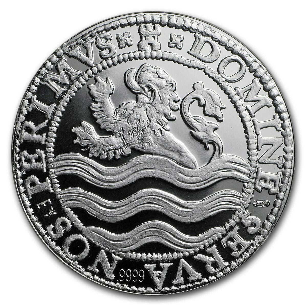 2018 Netherlands 1 oz Silver Proof Lion Dollar (w/Box & COA)
