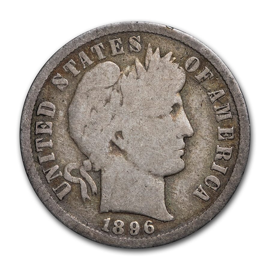 1896-S Barber Dime Good