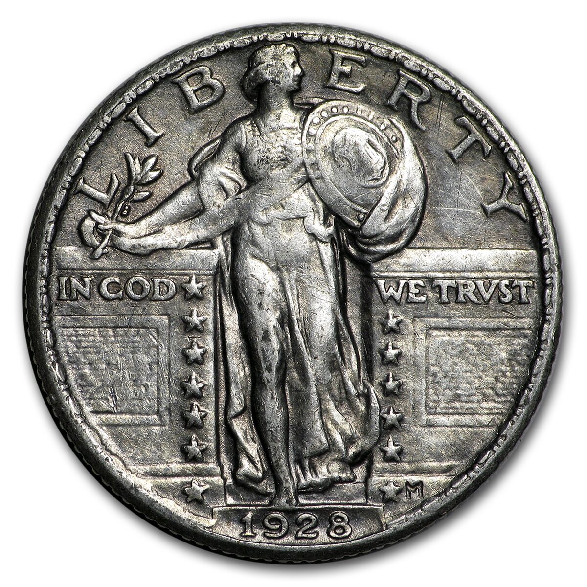 1928 Standing Liberty Quarter XF