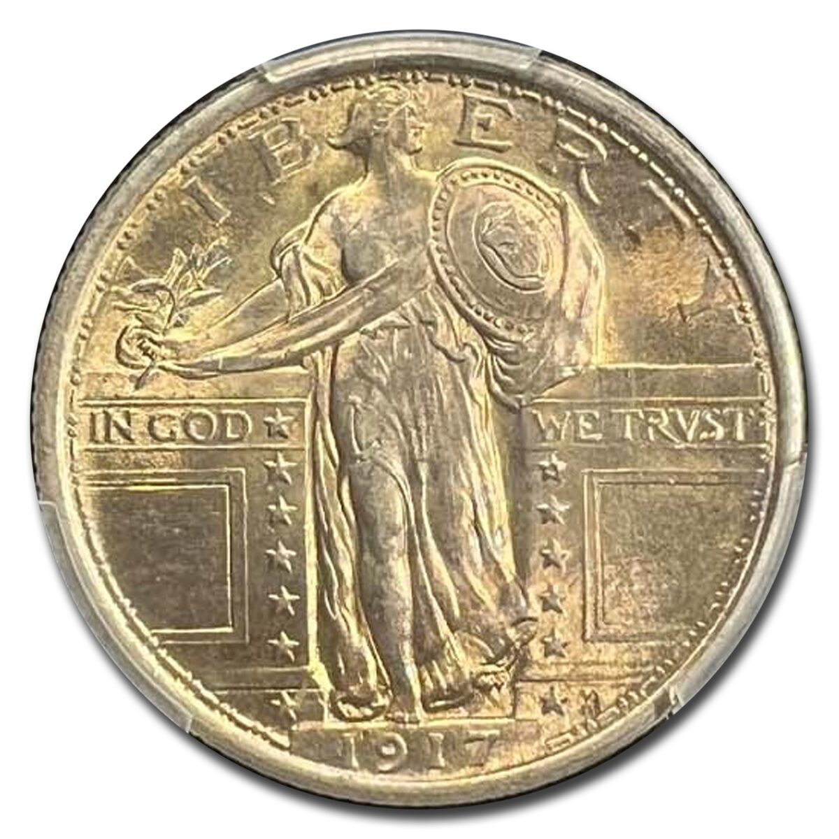1917 Standing Liberty Quarter Type-I MS-64 PCGS (FH)