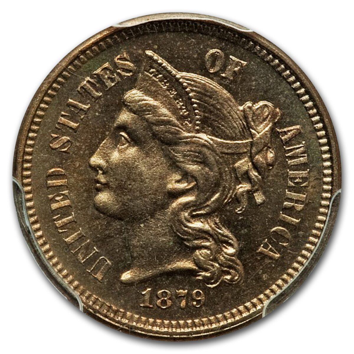 1879 Three Cent Nickel PR-65 PCGS