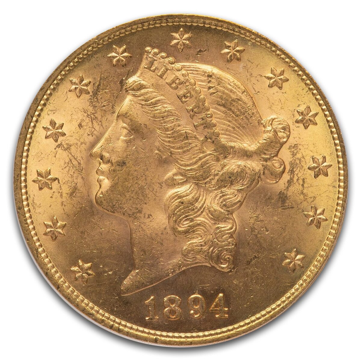 1894 $20 Liberty Gold Double Eagle MS-62 PCGS CAC