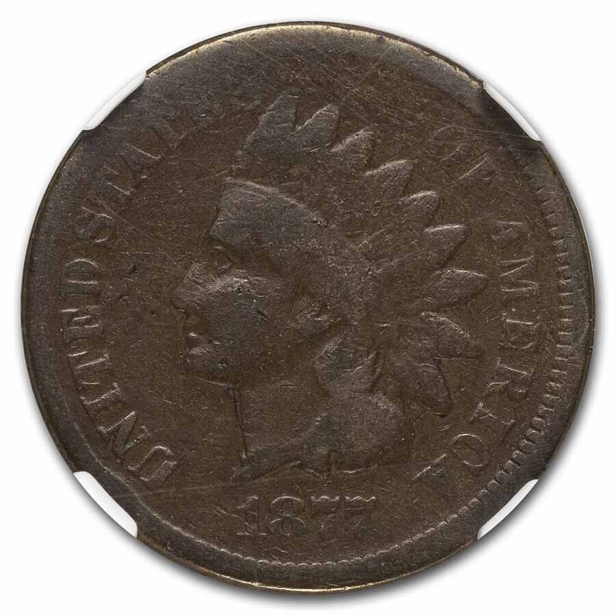 1877 Indian Head Cent Good-4 NGC (Brown)