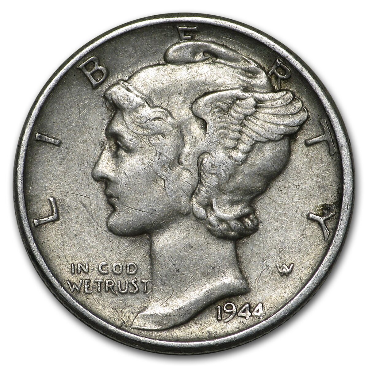 1944 Mercury Dime Good/VF