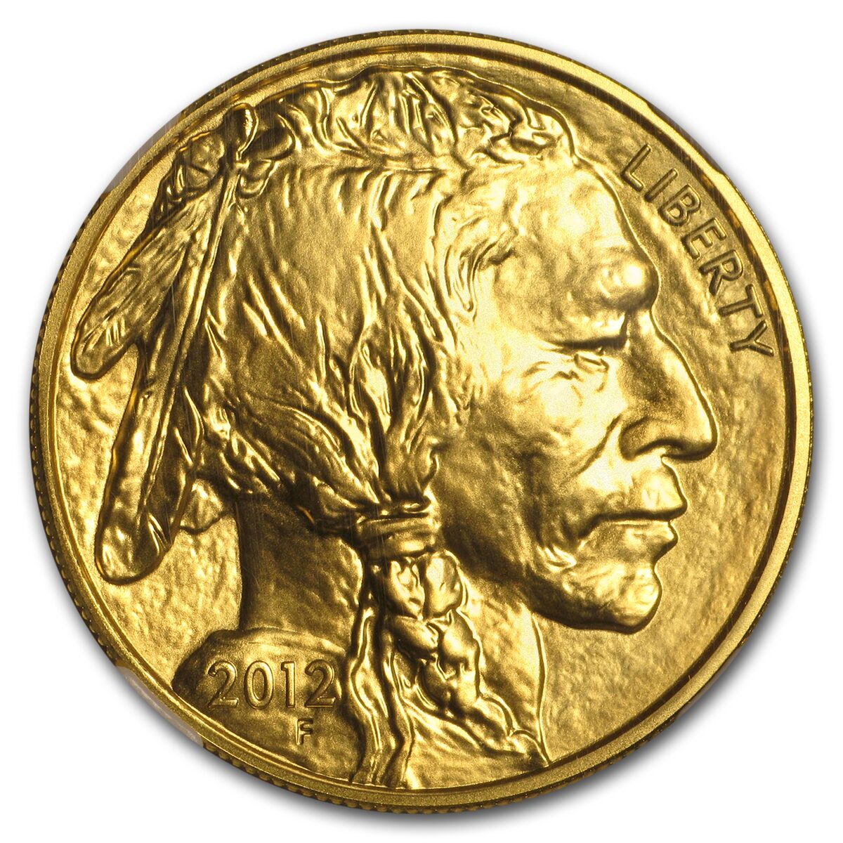 2012 1 oz Gold Buffalo MS-70 NGC (Early Releases, Gold Label)