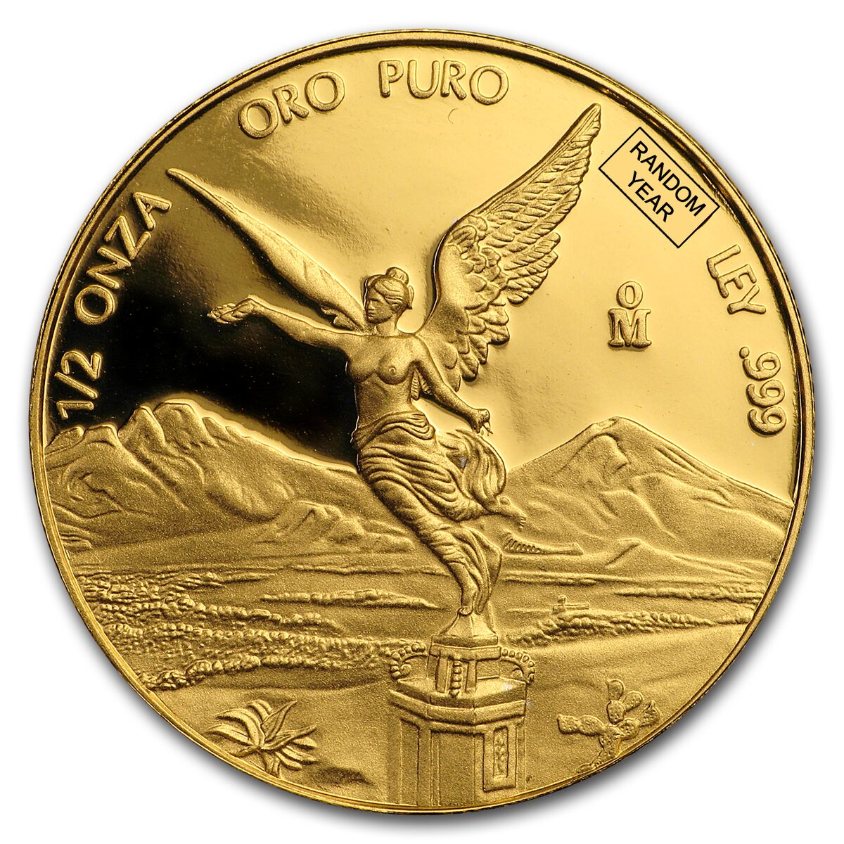 Mexico 1/2 oz Proof Gold Libertad (Random Year)