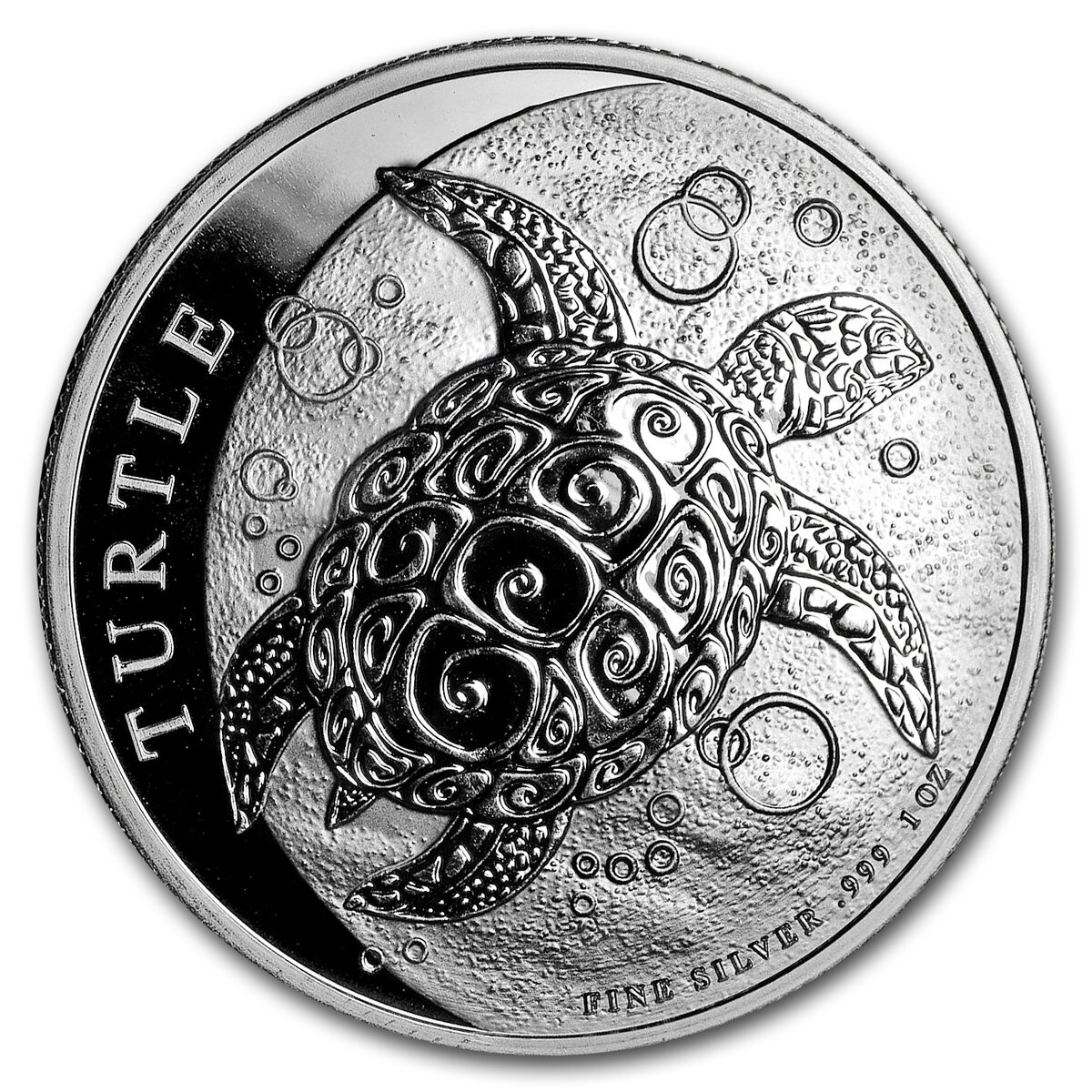 2019 Niue 1 oz Silver $2 Hawksbill Turtle