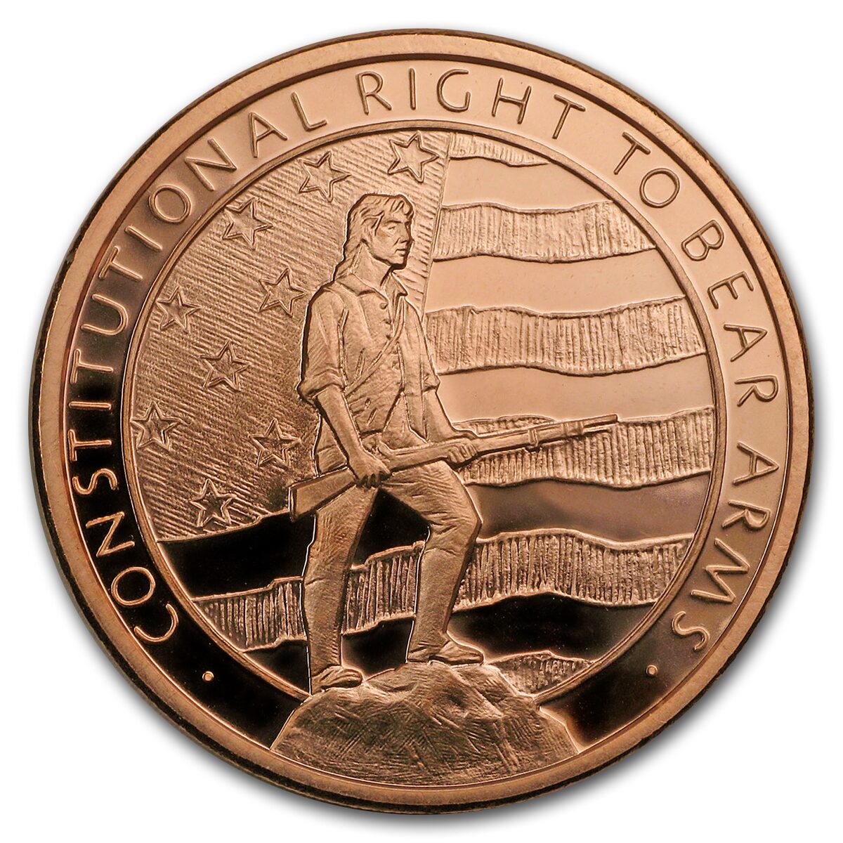 2 oz Copper Round - Second Amendment