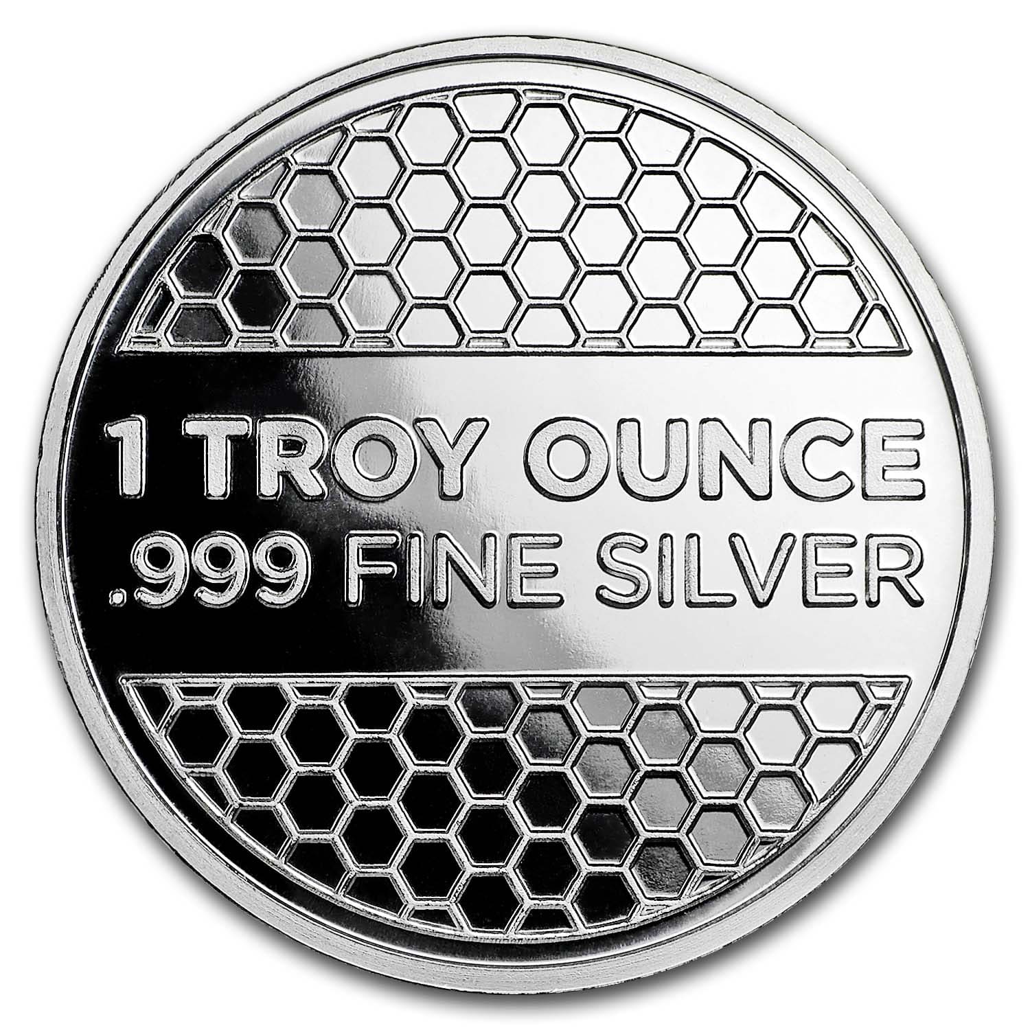 1 oz Silver Round - 9Fine Mint (Beehive)