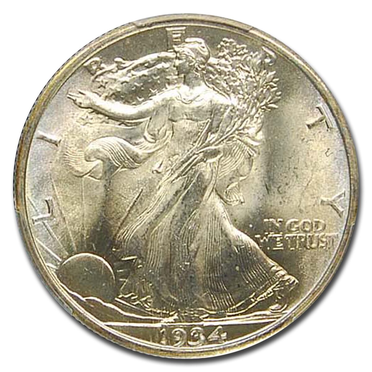 1934 Walking Liberty Half Dollar MS-65 PCGS