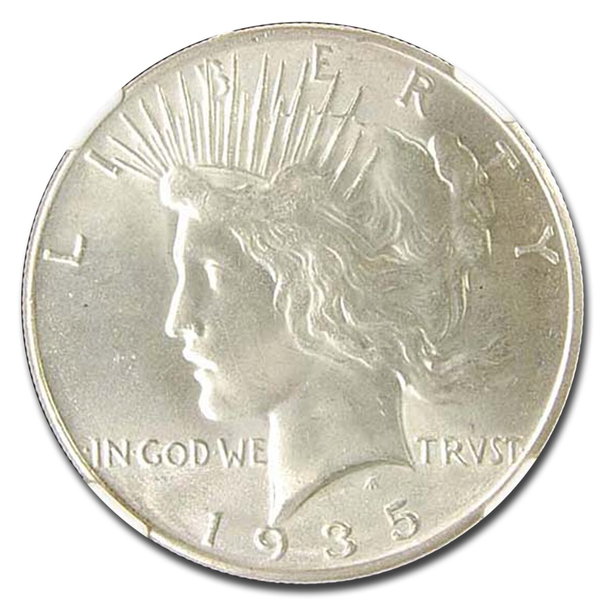 1935 Peace Dollar MS-65 NGC