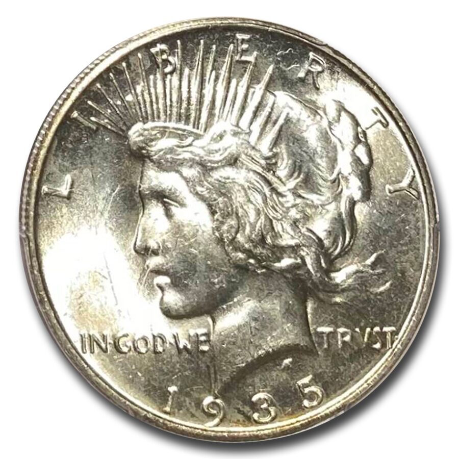 1935-S Peace Dollar MS-63 PCGS
