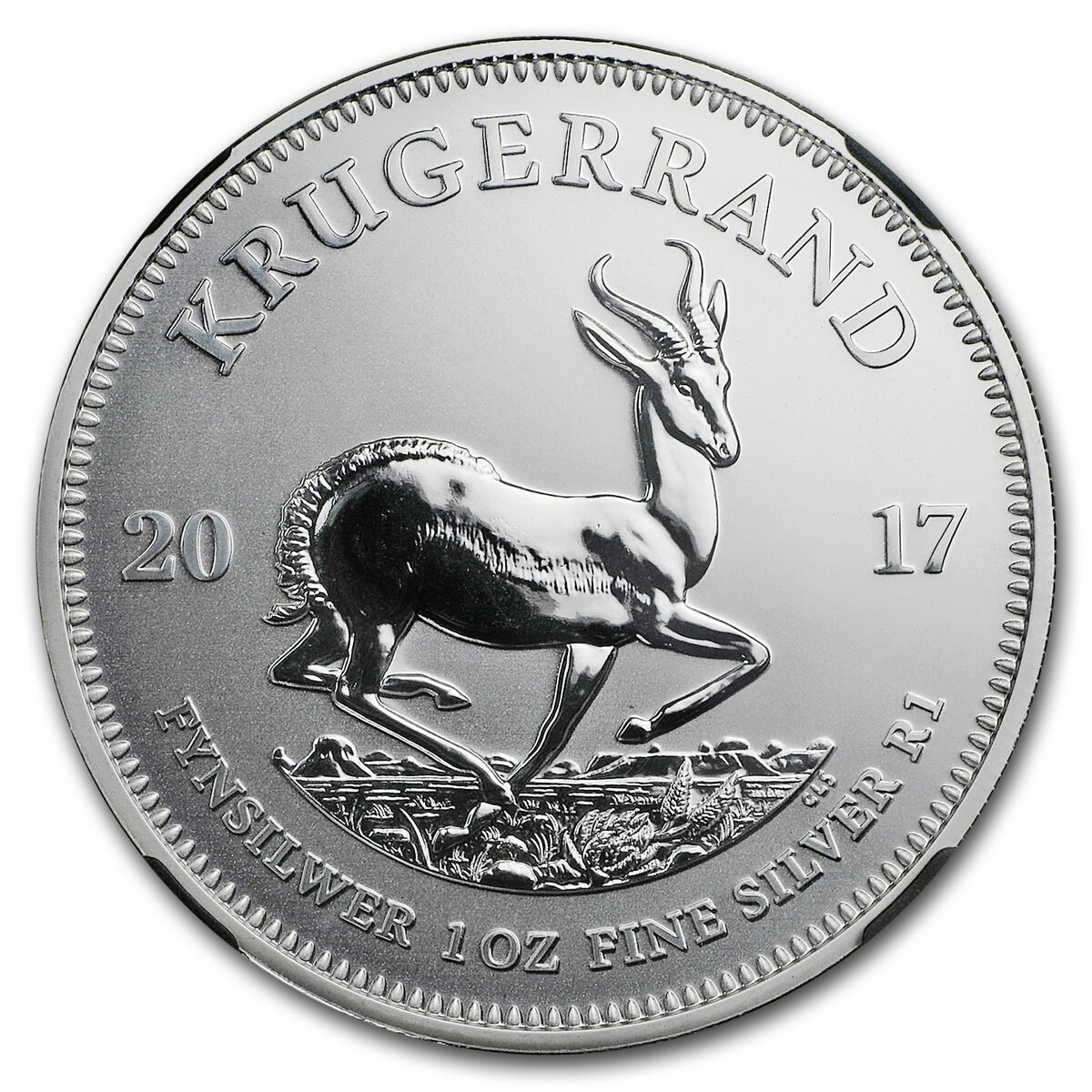 2017 South Africa 1 oz Silver Krugerrand SP-70 NGC (FDI)