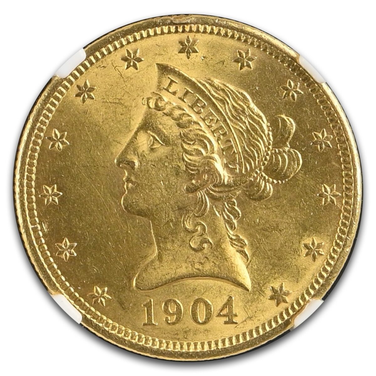 1904-O $10 Liberty Gold Eagle MS-62 NGC