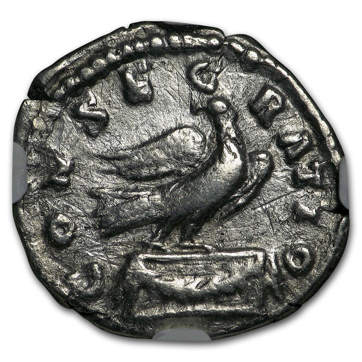 Roman Denarius Marcus Aurelius (161-180 AD) VF NGC