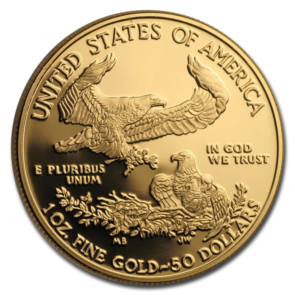 2019-W 1 oz Proof American Gold Eagle (w/Box & COA)