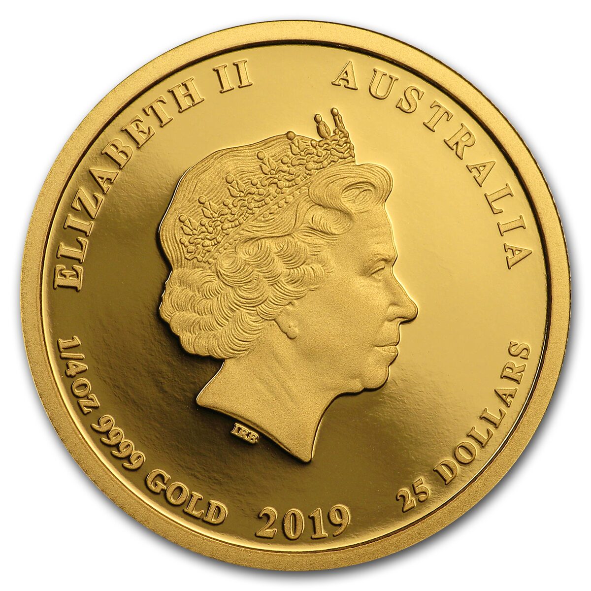 2019 Australia 1/4 oz Gold Lunar Pig Proof (w/box & COA)