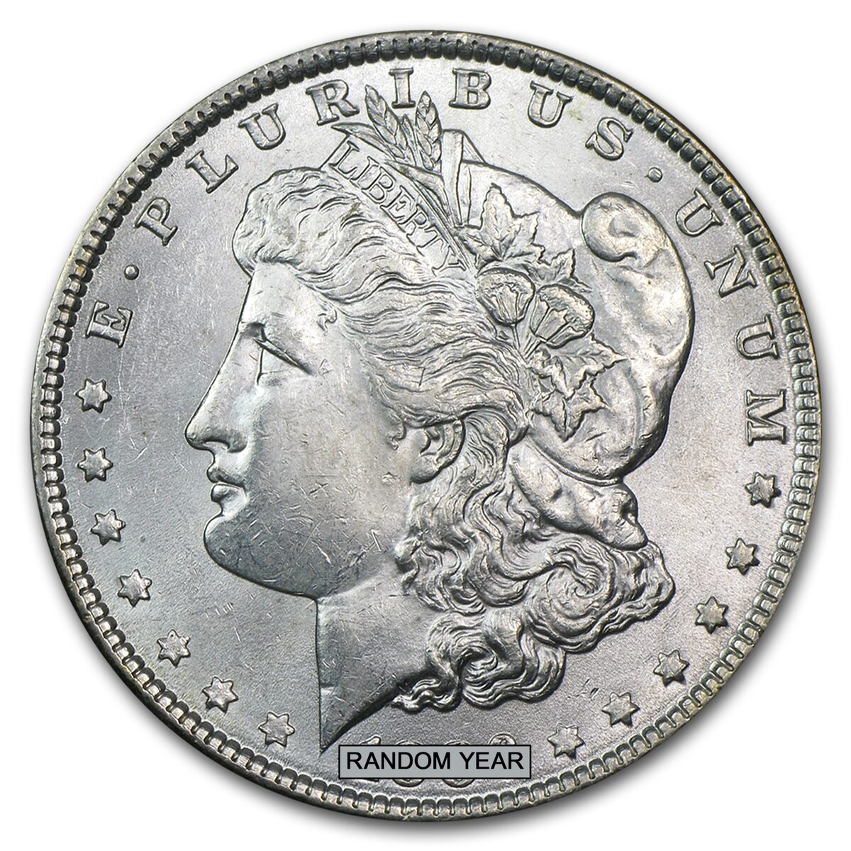 1878-1904 Morgan Silver Dollar Shootout Card BU (Random Year)