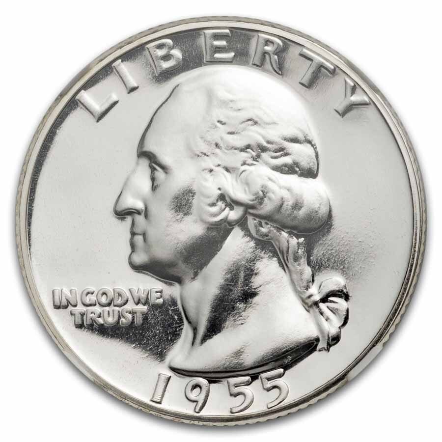 1955 Washington Quarter PF-67 NGC