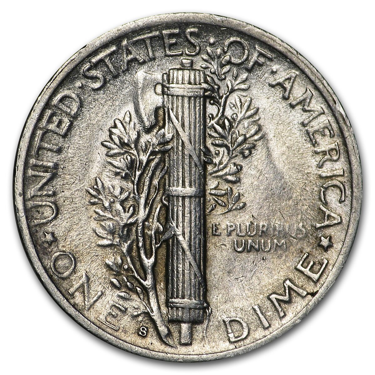 1945-S Mercury Dime AU (Micro-S)