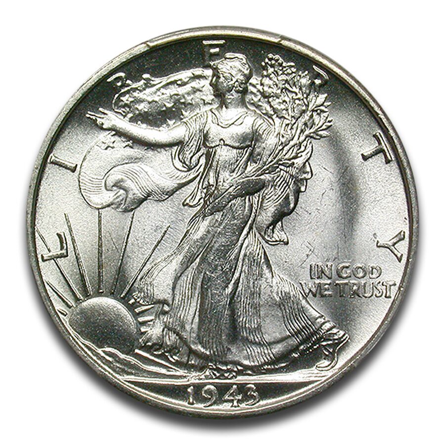 1943-S Walking Liberty Half Dollar MS-65 PCGS
