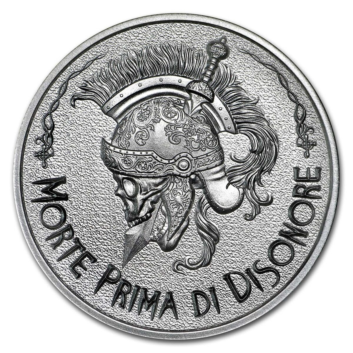 2 oz Silver Round - Latin Allure Series: Death before Dishonor