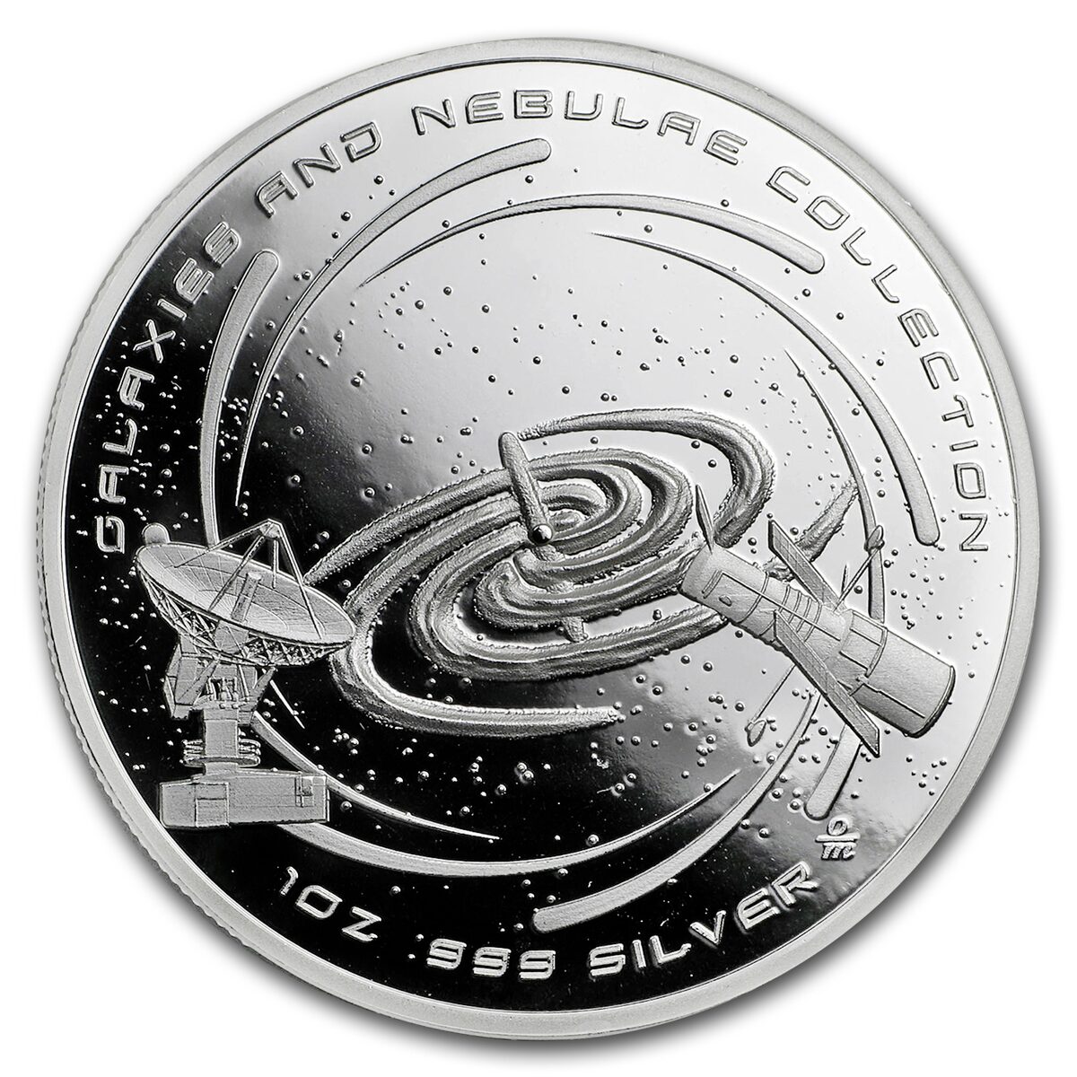 1 oz Silver Colorized Proof Spinner - M20 Trifid Nebula