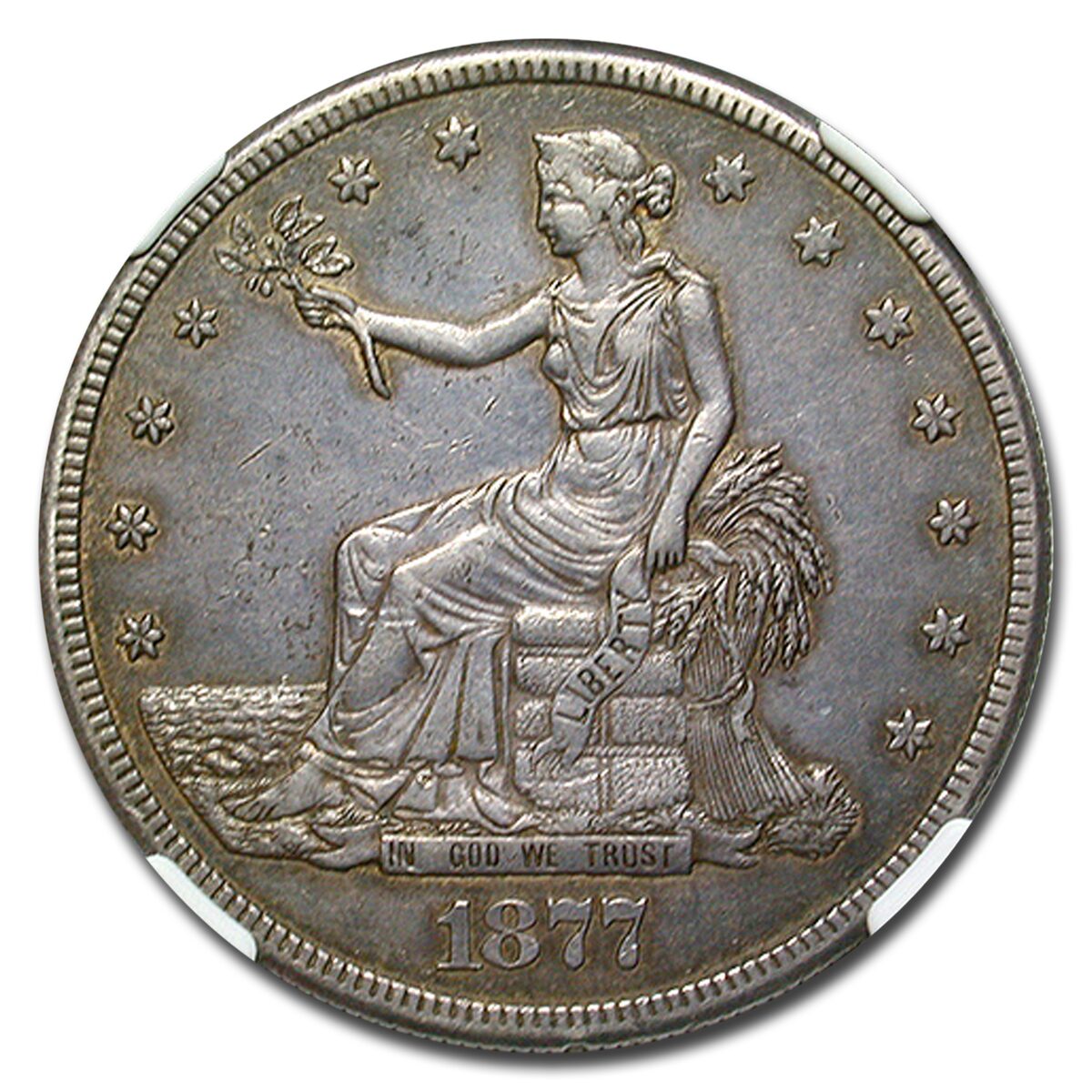 1877-S Trade Dollar AU-55 NGC