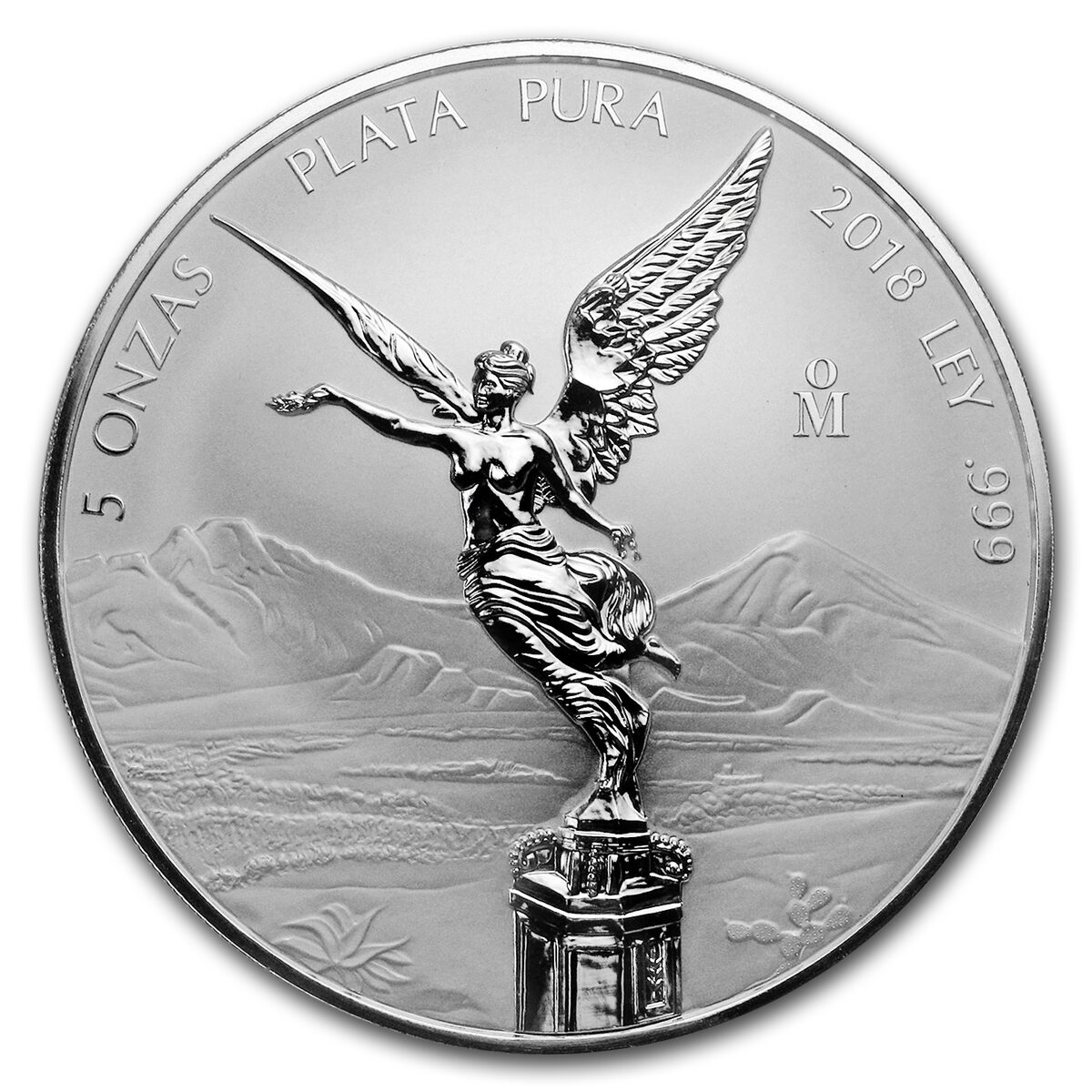 2018 Mexico 5 oz Silver Reverse Proof Libertad