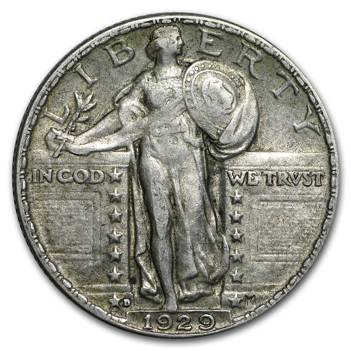 1929-D Standing Liberty Quarter XF