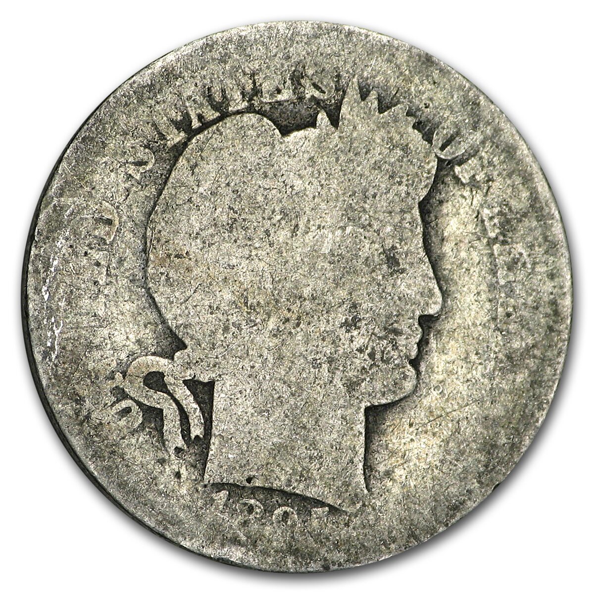 1895-O Barber Dime AG