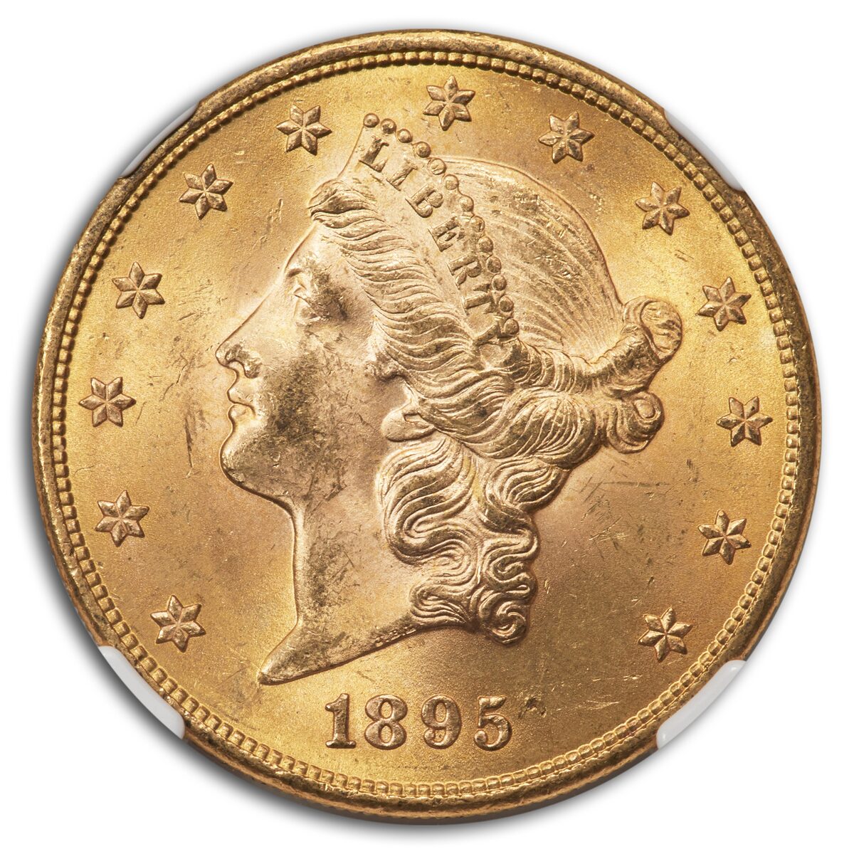 1895 $20 Liberty Gold Double Eagle MS-64 NGC