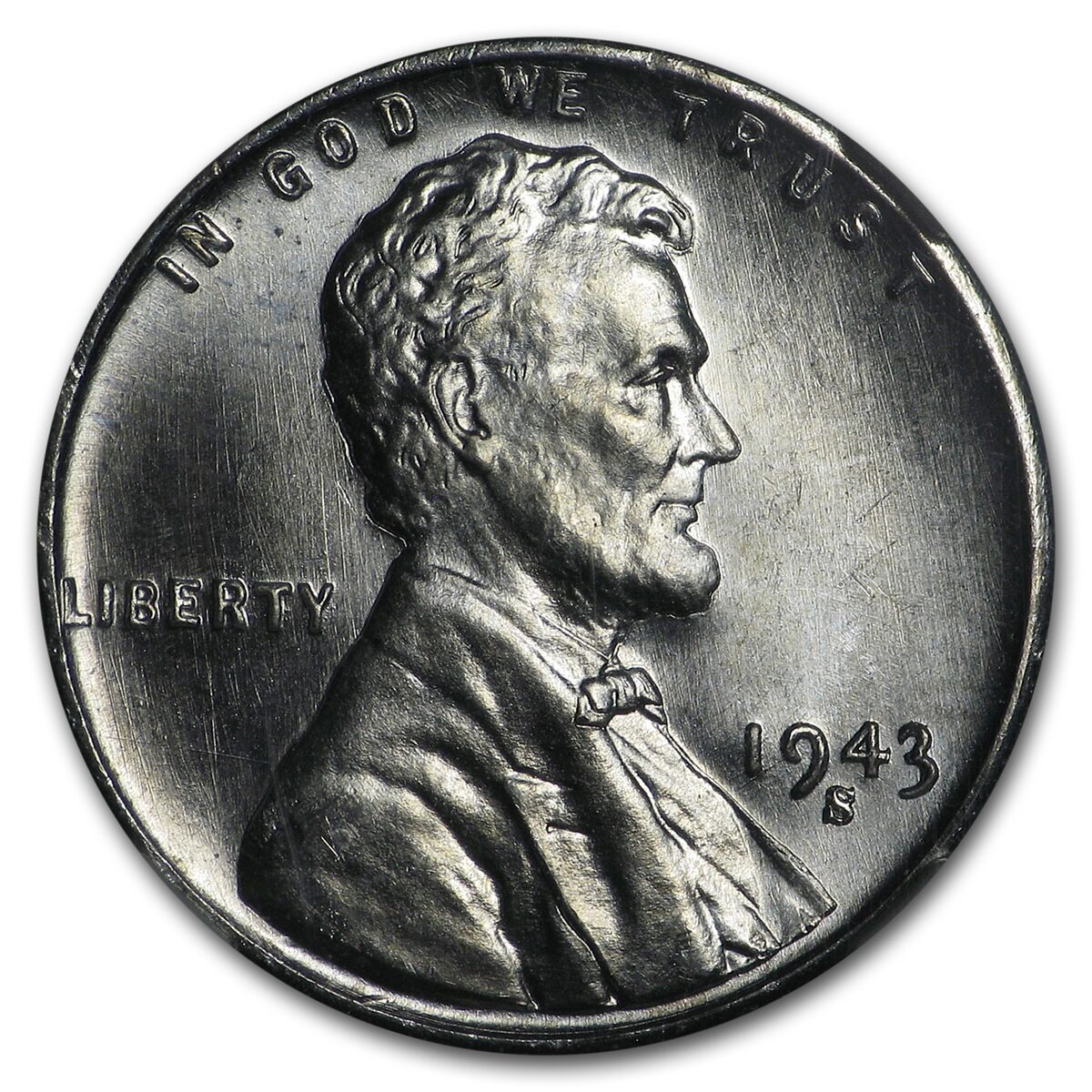 1943-S Lincoln Cent MS-66 NGC