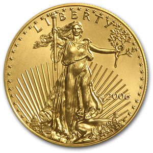 2006 1/4 oz American Gold Eagle MS-69 NGC (First Strike)