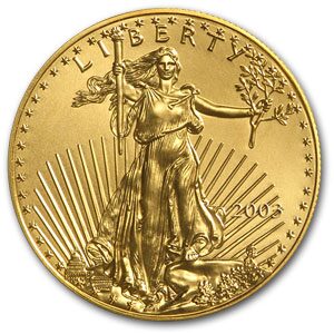 2003 1/4 oz American Gold Eagle MS-69 NGC