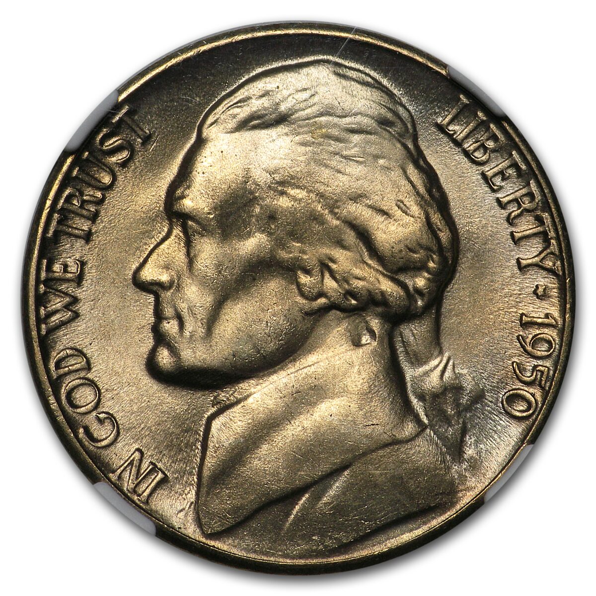 1950-D Jefferson Nickel MS-66 NGC (Full Steps)