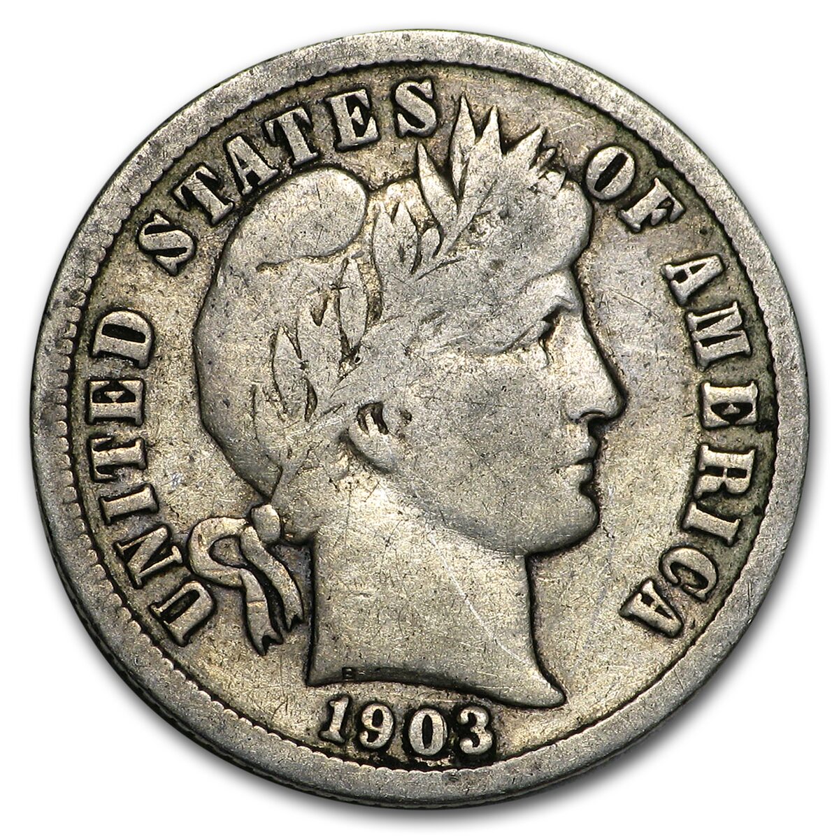1903-S Barber Dime Fine
